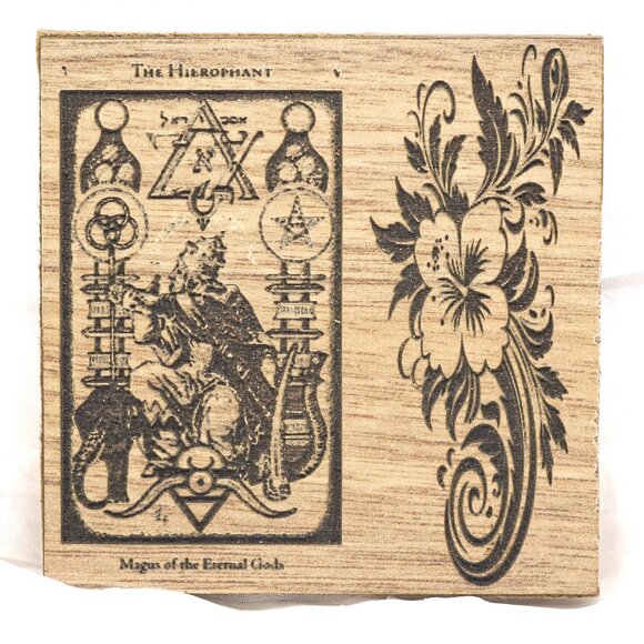 Coasters - Tarot Hermetic The Hierophant - Picture 1 of 11